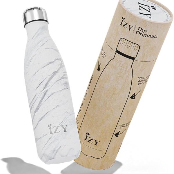 Balto marmuro termo gertuvė, 500 ml, - IZY