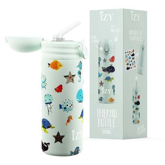 Žalsva termo gertuvė - vandenynas, 350 ml - IZY